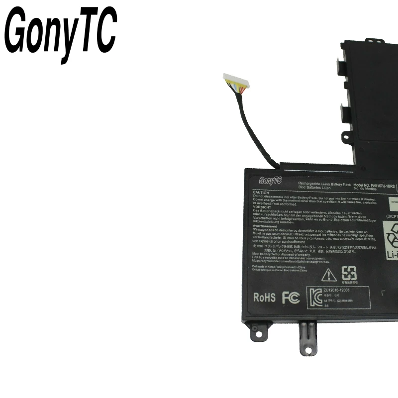 GONYTC 11 4 в 50wh PA5157U 1BRS P000577250 Аккумулятор для ноутбука Toshiba Satellite U940 M40 M50T E55 E45T E55T A5320