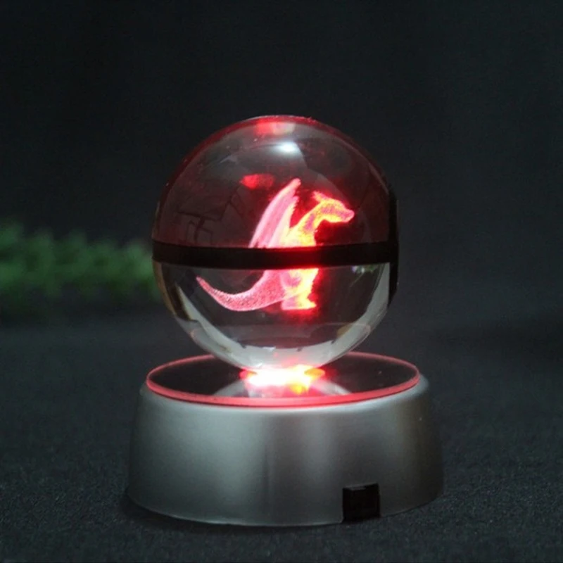 Pokémon Ball Decor Pokemon Go Pikachu игрушечные фигурки животных Pokeball со светодиодсветильник