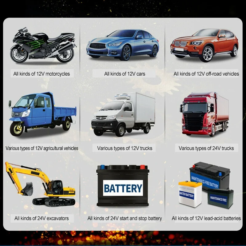 Автомобиль скачок стартер 12V/24V Мощность банк Батарея Зарядное устройство с