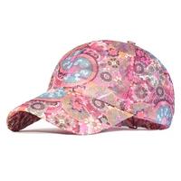summer spring mesh breathable baseball cap women floral sun hat embroidered outdoor sport cap quick drying climbing hat