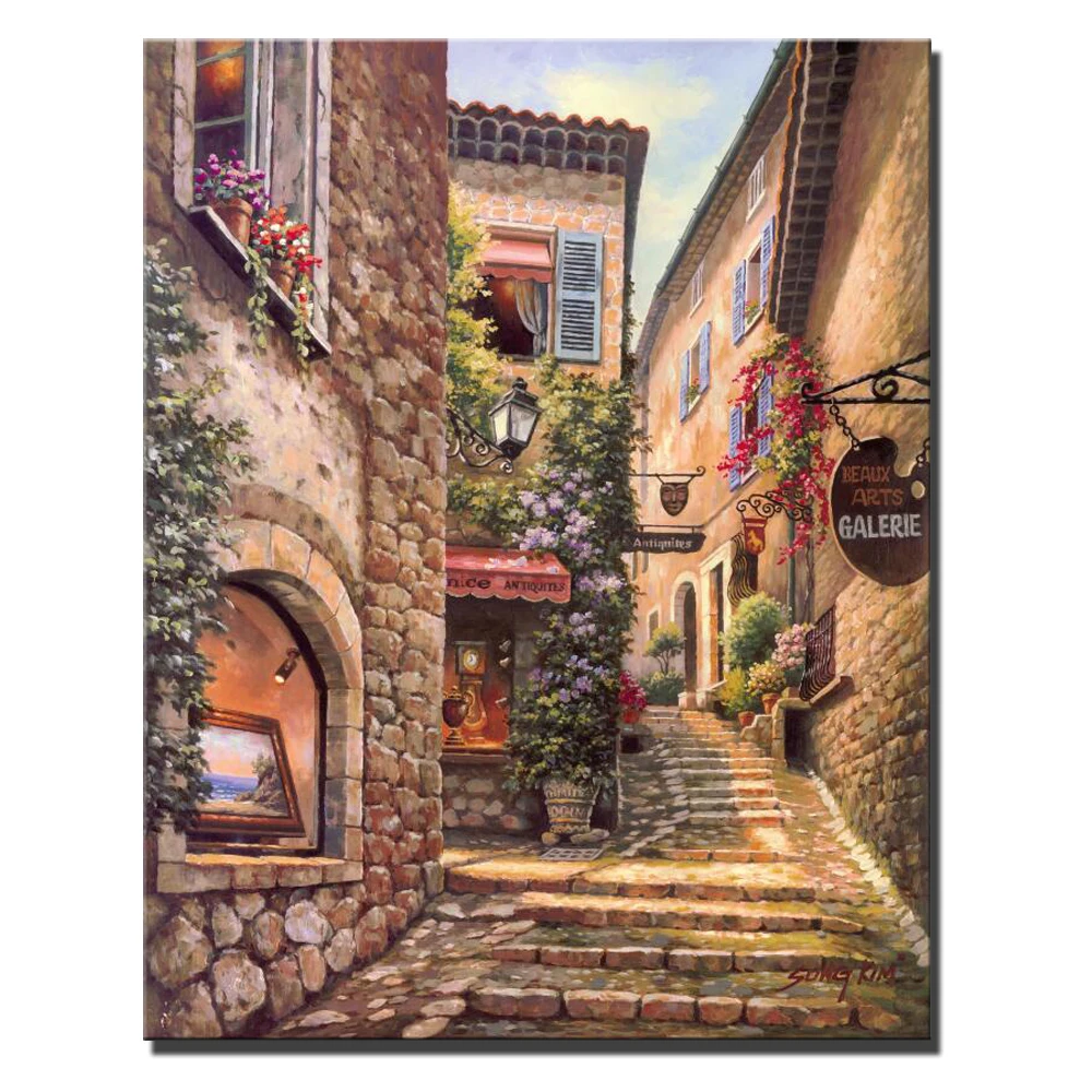 Классические венецианские городские картины на холсте с изображением пейзажа