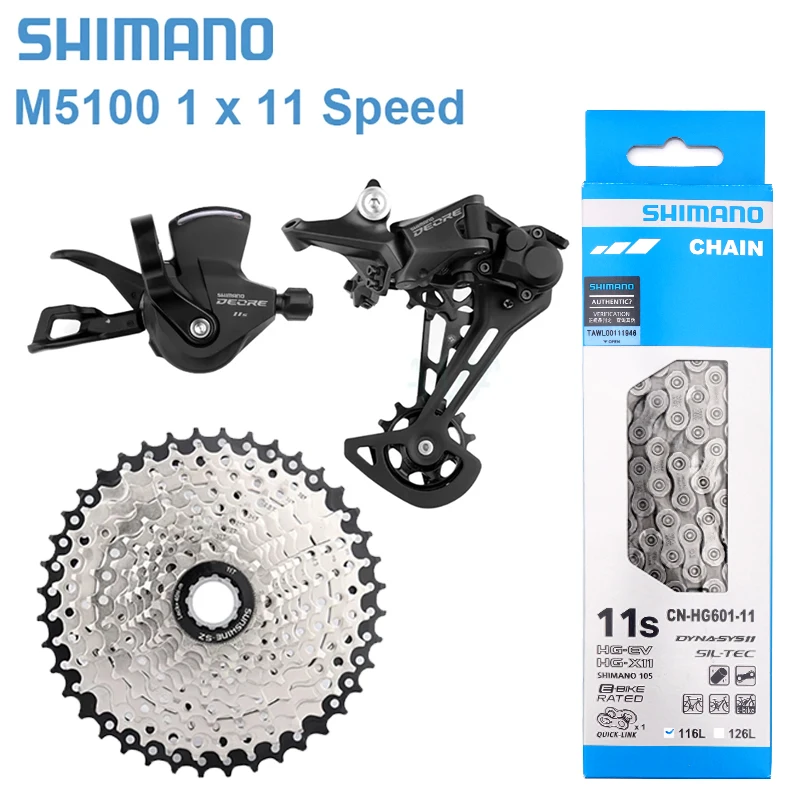 Набор скоростных переключателей Shimano Deore M5100 1x1 для горных велосипедов 11 в HG601 Chain S