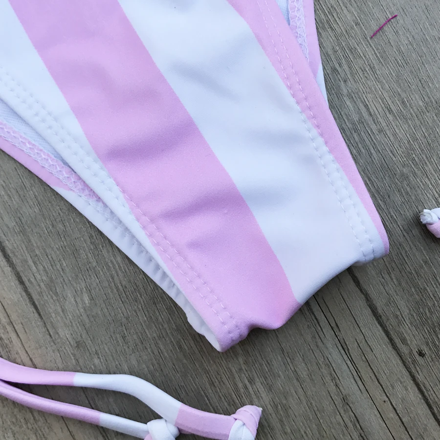 Женский купальник с принтом птиц ZMTREE пикантный комплект бикини в полоску