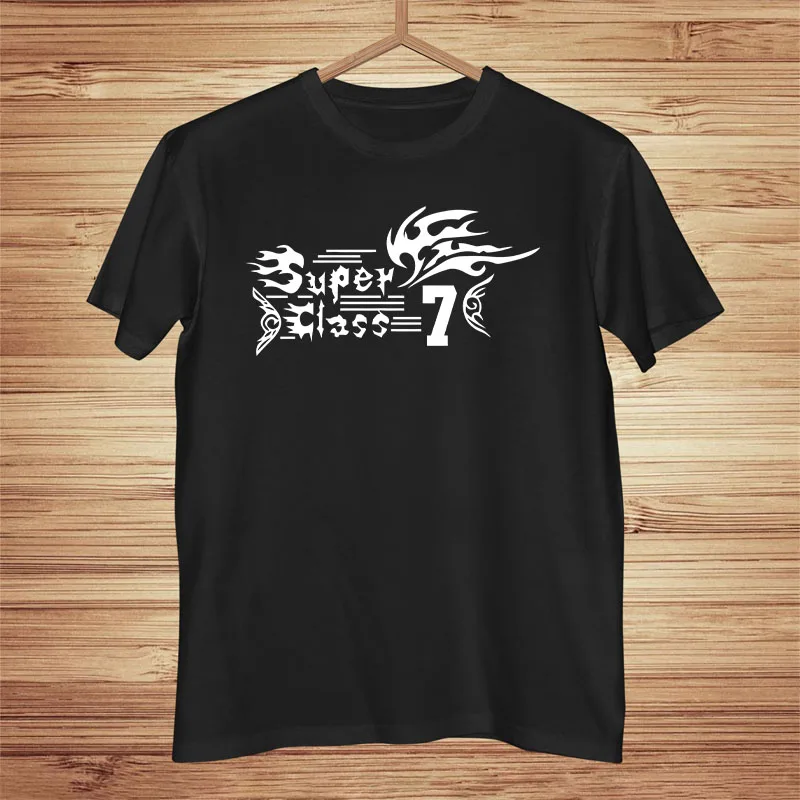 

Женские летние футболки из 100% хлопка, футболка класса 7 семь, женская футболка с буквенным принтом, свободные топы с коротким рукавом, женска...