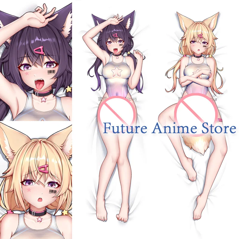 Подушка для тела Dakimakura с милым аниме девушкой двухсторонним принтом в