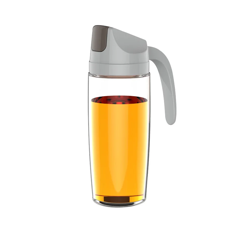 

Sealed glass, dustproof and leakproof oil pot, automatic opening and turning over, oil bottle, liquid, seasoning bottle