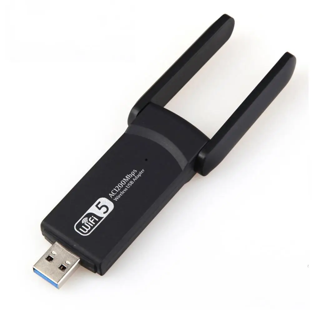 Usb 3 0 1200 Мбит/с Wifi адаптер двухдиапазонный 5 ГГц 2 4 802.11Ac Rtl8812Bu антенна ключ сетевая