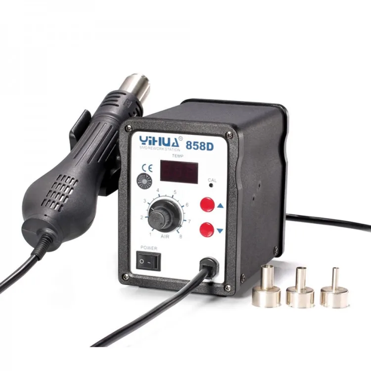 

YIHUA-858D 700W LED Hot Air Gun Soldering Station SMD Rework Station Electric Soldering Iron