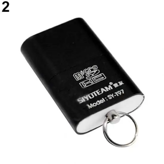 Кардридер портативный мини USB 2,0 micro sd tf t-flash адаптер флэш-накопитель для чтения карт памяти