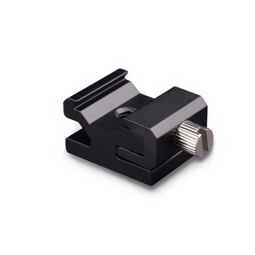 Черный адаптер с подставкой из алюминиевого сплава холодным башмаком 1/4 дюйма