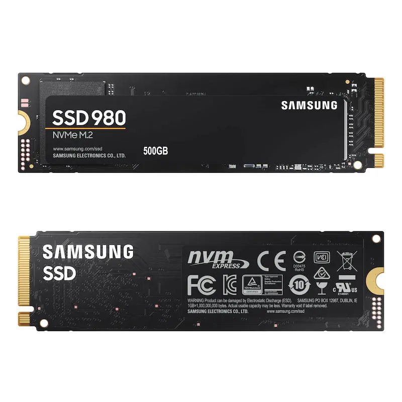 SAMSUNG SSD M.2 250GB 500GB 1TB 980 NVMe Internal Solid State Drive Hard Disk M2 2280 TLC PCIe Gen 3.0 x 4, NVMe 1.4 for PC enlarge