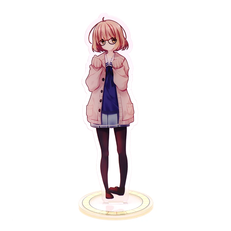 Anime Kyokai no kanata! Kuriyama Mirai Kanbara Akihito Character Cosplay Acrylic Stand Figure Desk Gifts |