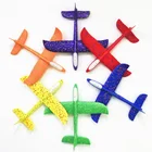 Ручной бросок Самолет EPP пена Открытый Запуск Plane Самолет детские игрушки 48 см интересный Запуск метание Инерционная модель подарочные игрушки