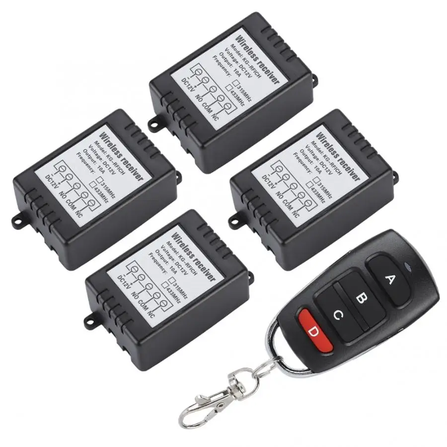Пульт дистанционного управления e DC 12 В однонаправленный для четырех
