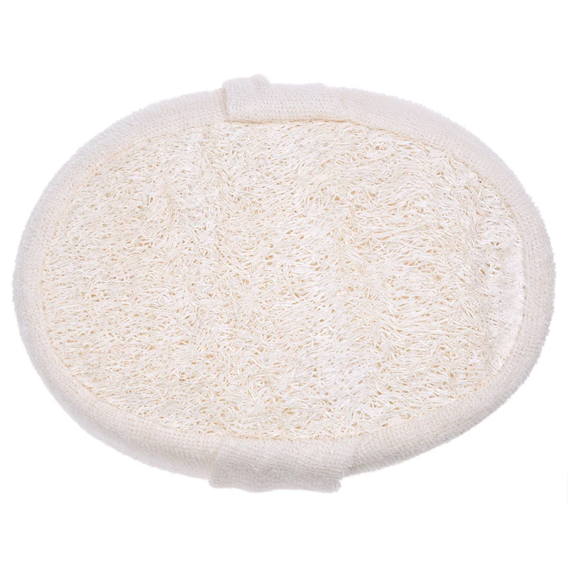 Мода щетка для ванной полотенце тела вытирания натуральной люфы эллипса