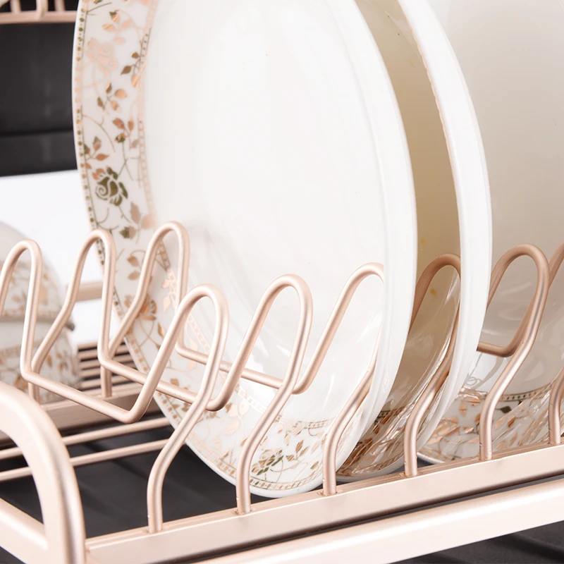 Алюминиевая Полка для мытья посуды кухонная коробка хранения сушилка полка нож