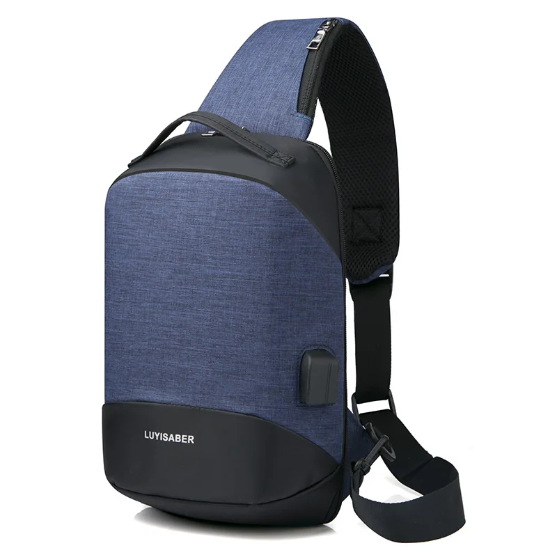 Мужская нагрудная сумка водонепроницаемая Дорожная Спортивная Сумка через