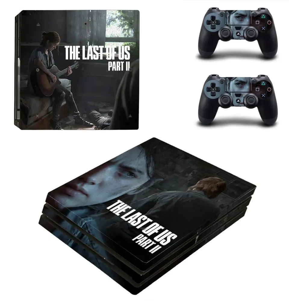Последний из нас: Часть II PS4 Pro sticker s PS 4 Play station Виниловая наклейка для консоли и