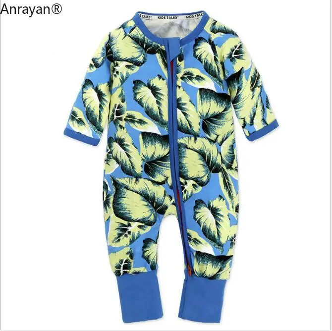 Одежда для малышей Новинка новорожденных девочек Комбинезон с длинными рукавами