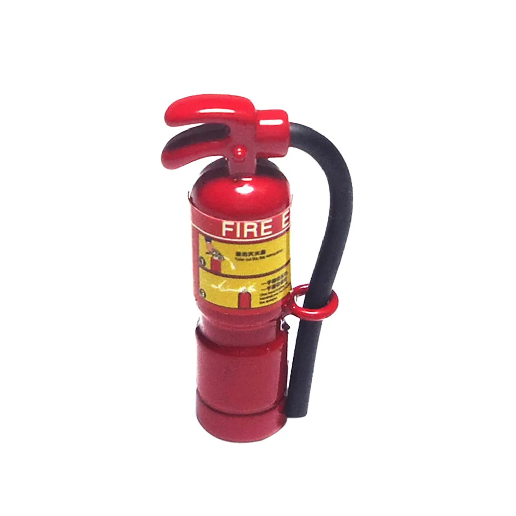 1:12 / 1: 6 Toy House Miniature Scene Model Fire Extinguisher Pretend Use the best materials for children to play safely | Игрушки и