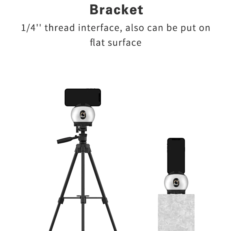 

360 Auto Face Rotation Tracking Smart Shooting Live Streaming Broadcast Gimbal Phone Holder for TikTok Youtube Shooting Holder
