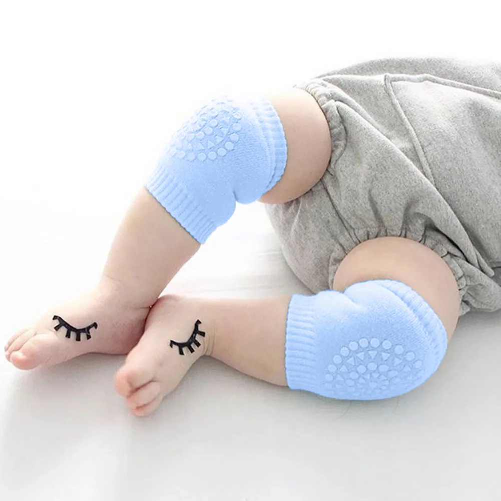Coderas antideslizantes para beb&eacute;, almohadilla protectora para rodillas, calentadores de beb&eacute;, almohadilla para codo de gatear-4