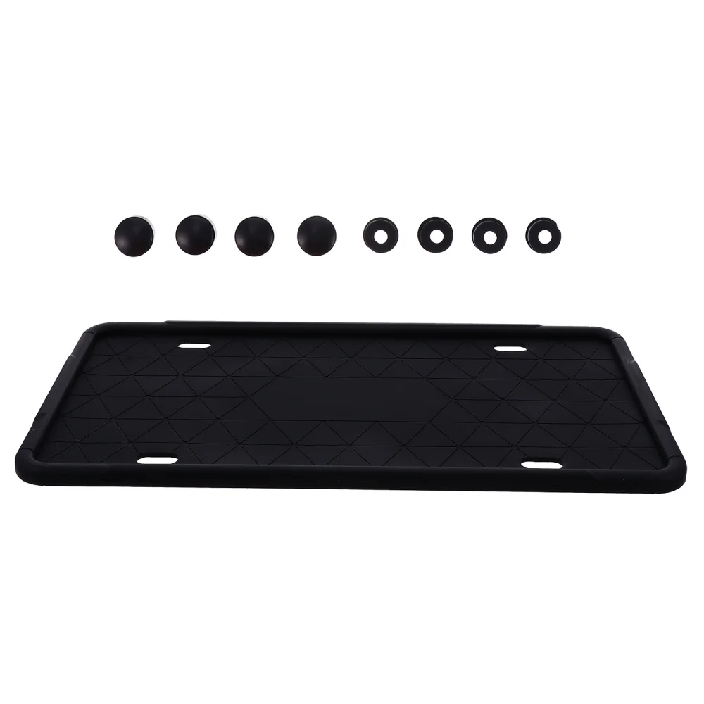 

Silicone License Plate Frame Anti-scratch Rustproof Car License Plate Holder