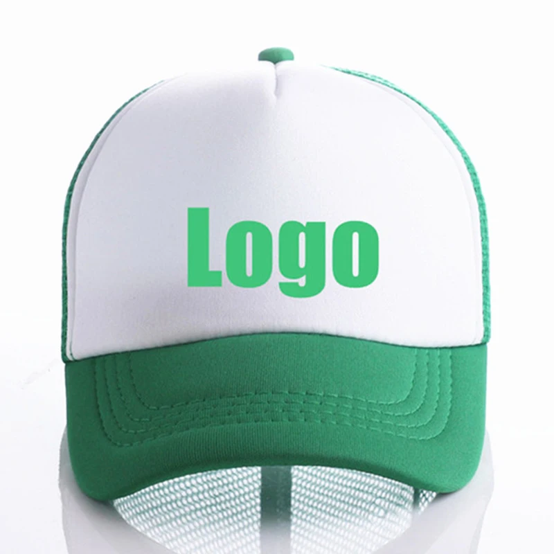 

Adult Casual Custom Logo Trucker Hats Baseball Caps with Logo DIY OEM Mesh Sport Hat