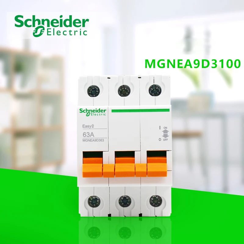 

Three-phase Breaker Mini Four-wire Miniature Isolated Air Switch Breaker EA9D-INT125 3P 100A Easy 9 MGNEA9D3100 400VAC