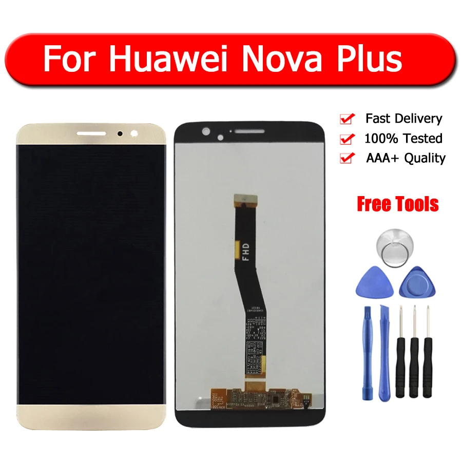 5 &quotдля Huawei Nova Plus MLA L01 L11 L02 ЖК дисплей сенсорный экран дигитайзер сборка с рамкой