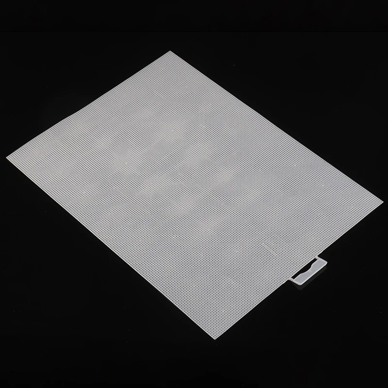 1 шт. прозрачная пластиковая холщовая ткань 14 карат 28x21 см |