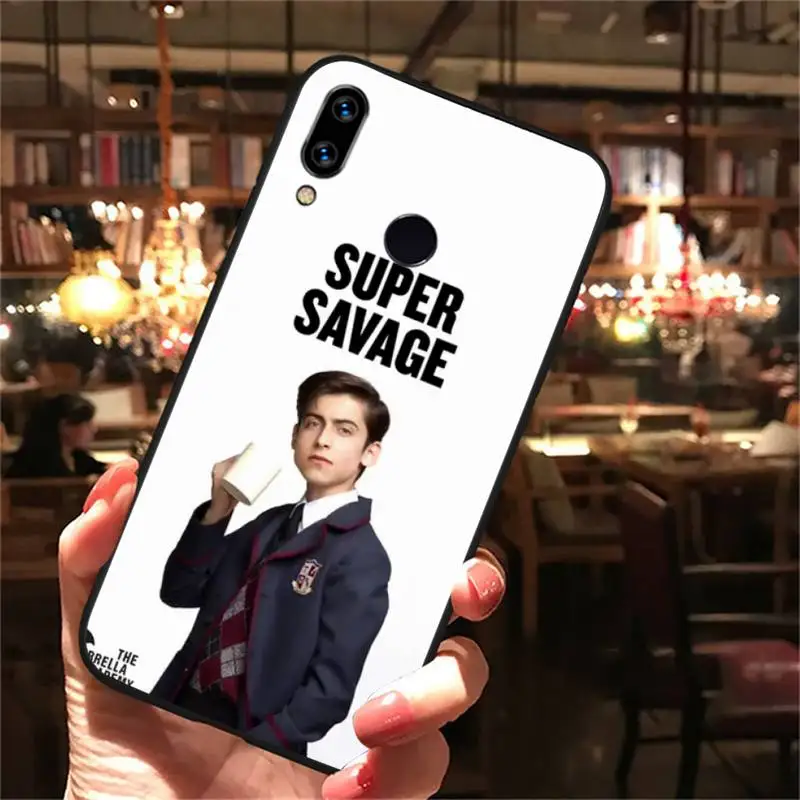 

Aidan Gallagher Number Five Phone Case For Xiaomi Redmi 7 9t a3 9se k20 mi8 max3 lite 9 note 8 9s 10 pro