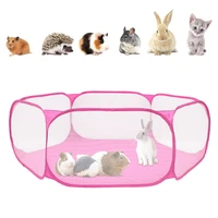pet playpen portable indoor outdoor small animal cage cat dog rabbit game playground hamster chinchillas guinea pigs fence