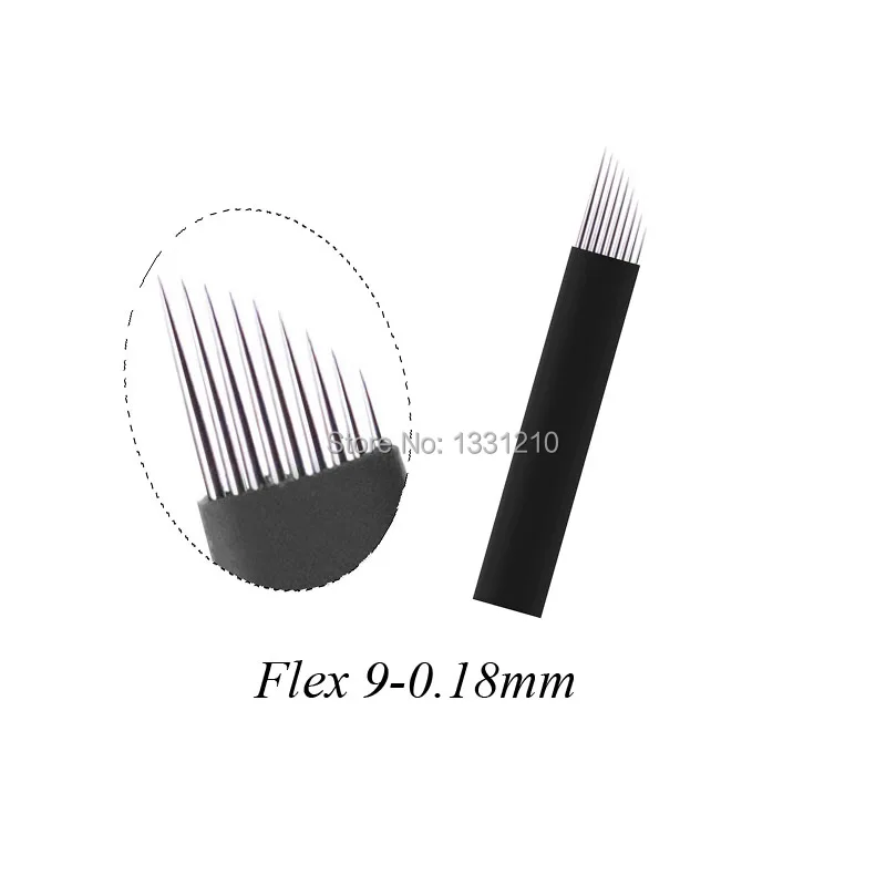 200 .    Tebori 9 Pontas Nano Flex 0, 18     Microblading  Tobori Pen
