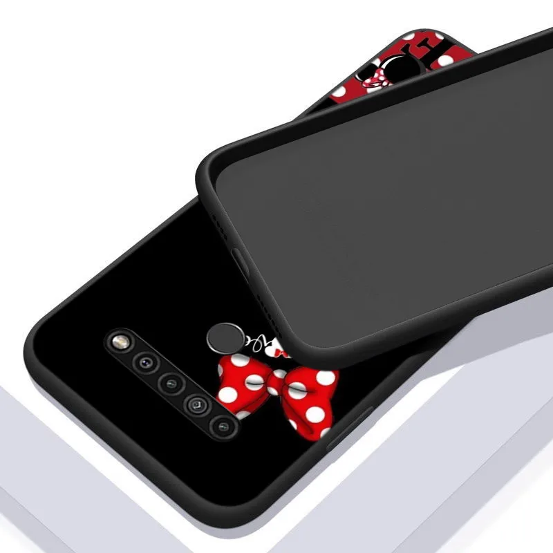 Black Soft Red Mickey Minnie For LG K92 K62 K52 K42 K31 K22 K71 K61 K51S K41S K30 K20 G8 G8S G8X ThinQ Phone Case