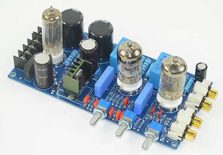

2020 New The Main Filter Capacitor Adopts 220UF / 250V 6N1 Pre-tone Tone Board 175MM 80MM 63MM Luxury Pre-amplifier Board