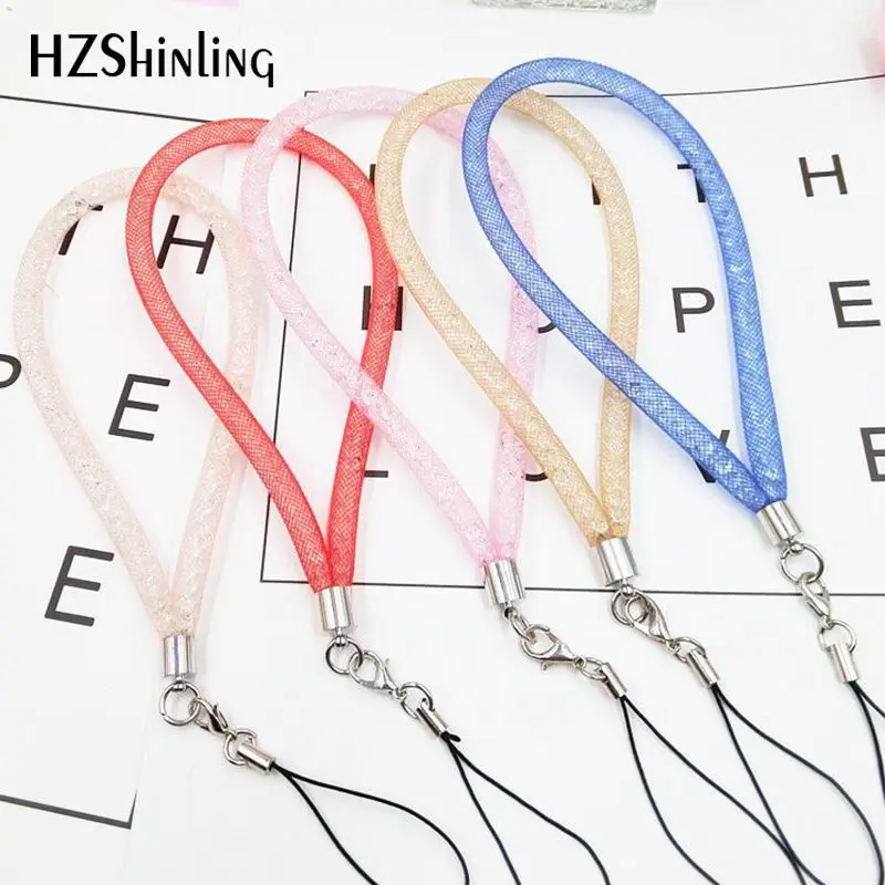 Новинка 2019 модный хрустальный шнурок подвесной короткий для мобильного телефона