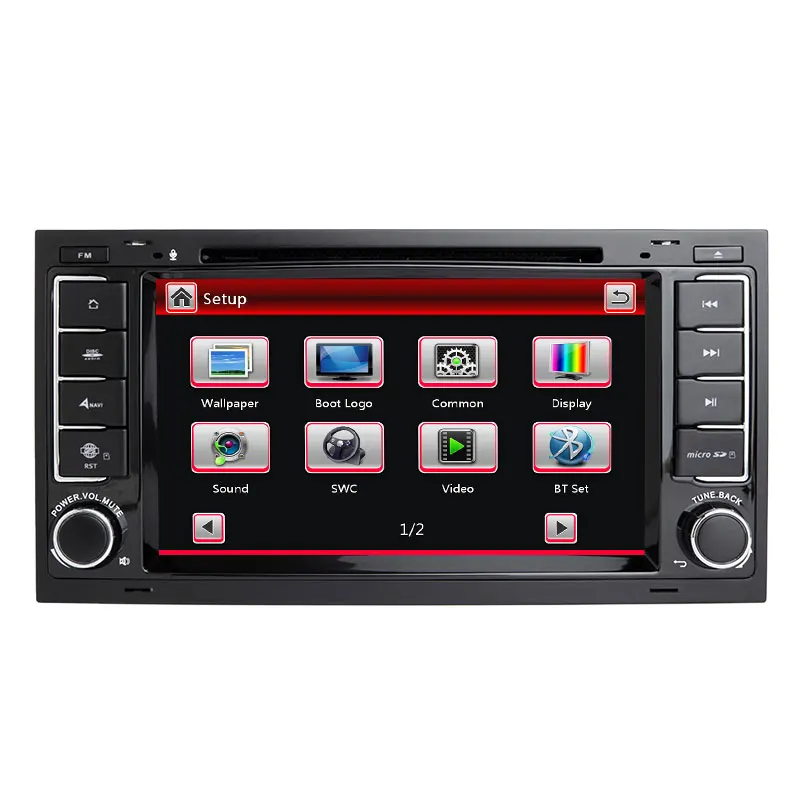 2 din Автомобильный мультимедийный плеер для VW Volkswagen Touareg T4 Transporter T5 2004 2005 2006 20082011GPS