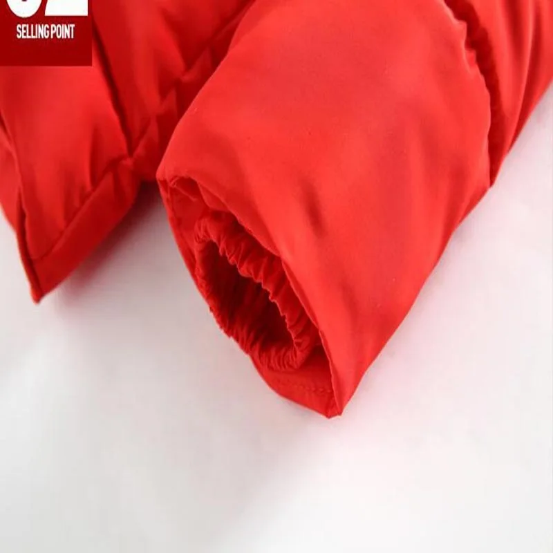 Новая зимняя куртка на хлопковом наполнителе для девочек детское модное пальто