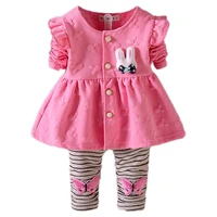 2020 new girls suit spring and autumn new baby cotton two piece suit 3 months 3 years old