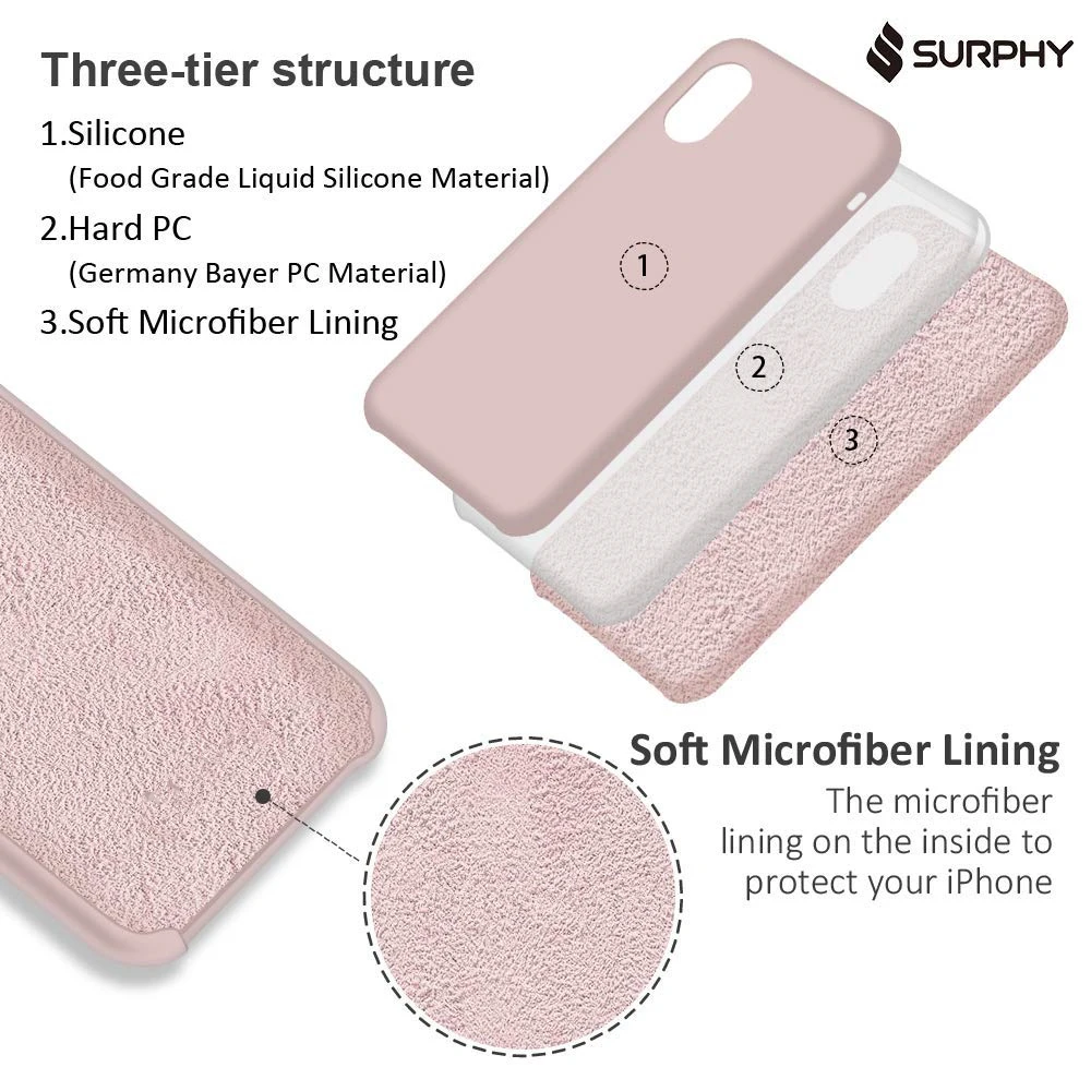 LONTENFY Tiene Logotipo Original Oficial Funda De Silicone For IPhone X. Liquida Phone Case Iphone 6 6S XS XR 7 8 |