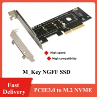 nvme m 2 to pcie3 0x4 pci e riser card high speed extension pci express card m key interface ngff ssd converter adapter