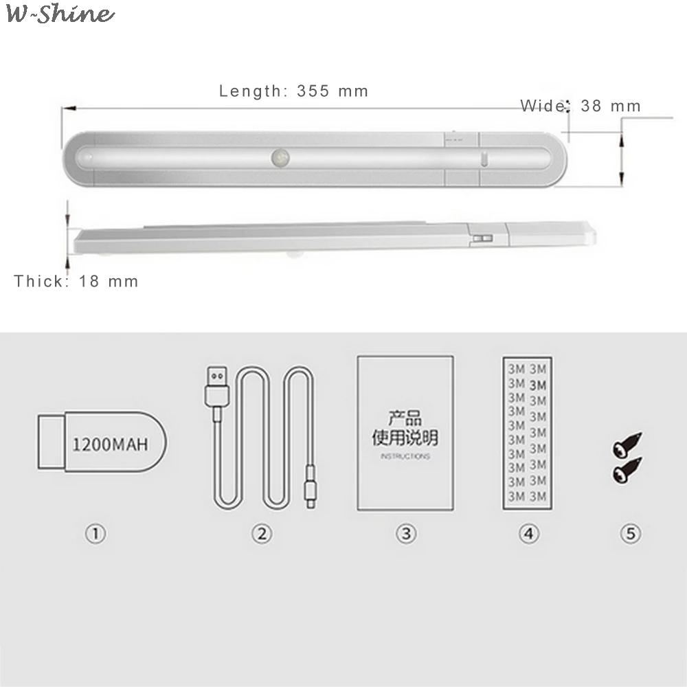 

2 In 1 UV Sterilizer Lamp LED Night Light With Motion Sensor Bed Cabinet Stairs Light USB Smart Induction UVC Germicidal Lamp