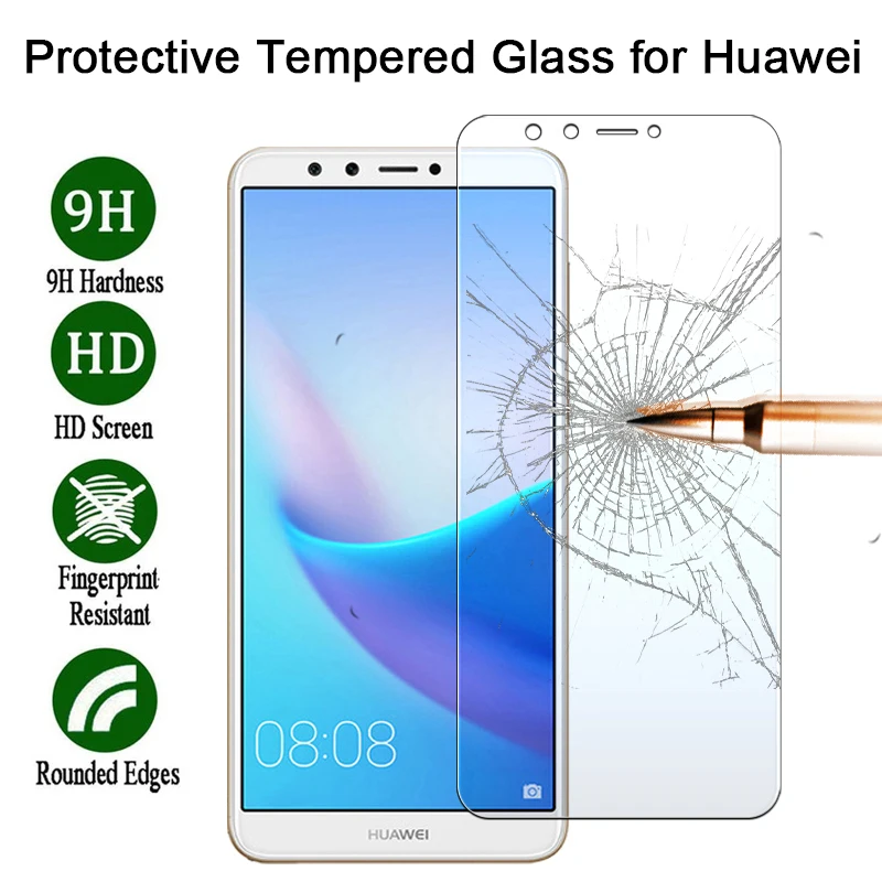 

Защитное стекло Vacusg для Huawei Y3/5/6/7/9/0 Prime P6, 2 шт.