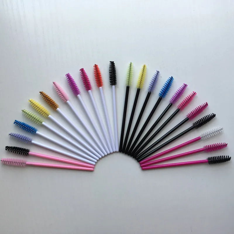 100 шт. ресниц палочки с кисточкой для туши гребень наращивания отдельному