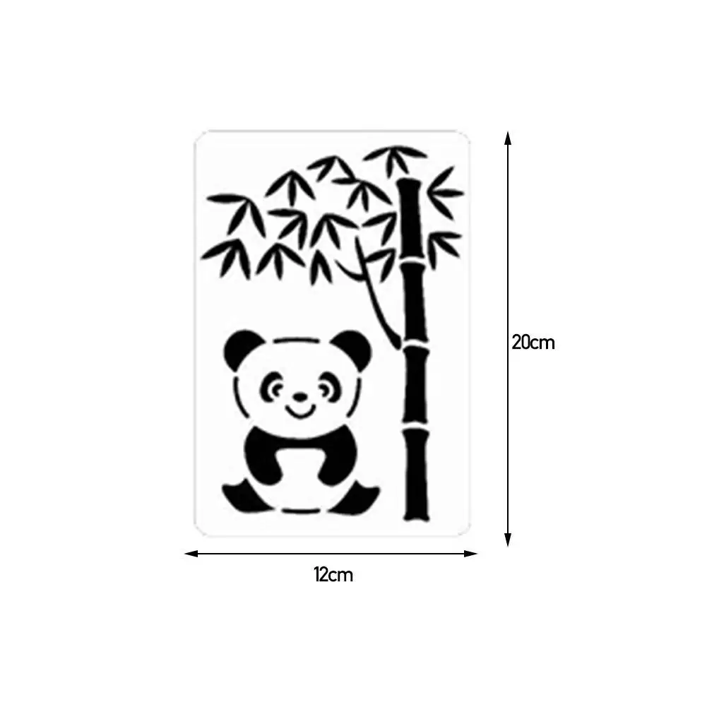 

1Set Hollow Painting Templates DIY Craft For Drawing Album Card Flower Coloring Template Plant Scrapbook Embossing Stencils B5H1