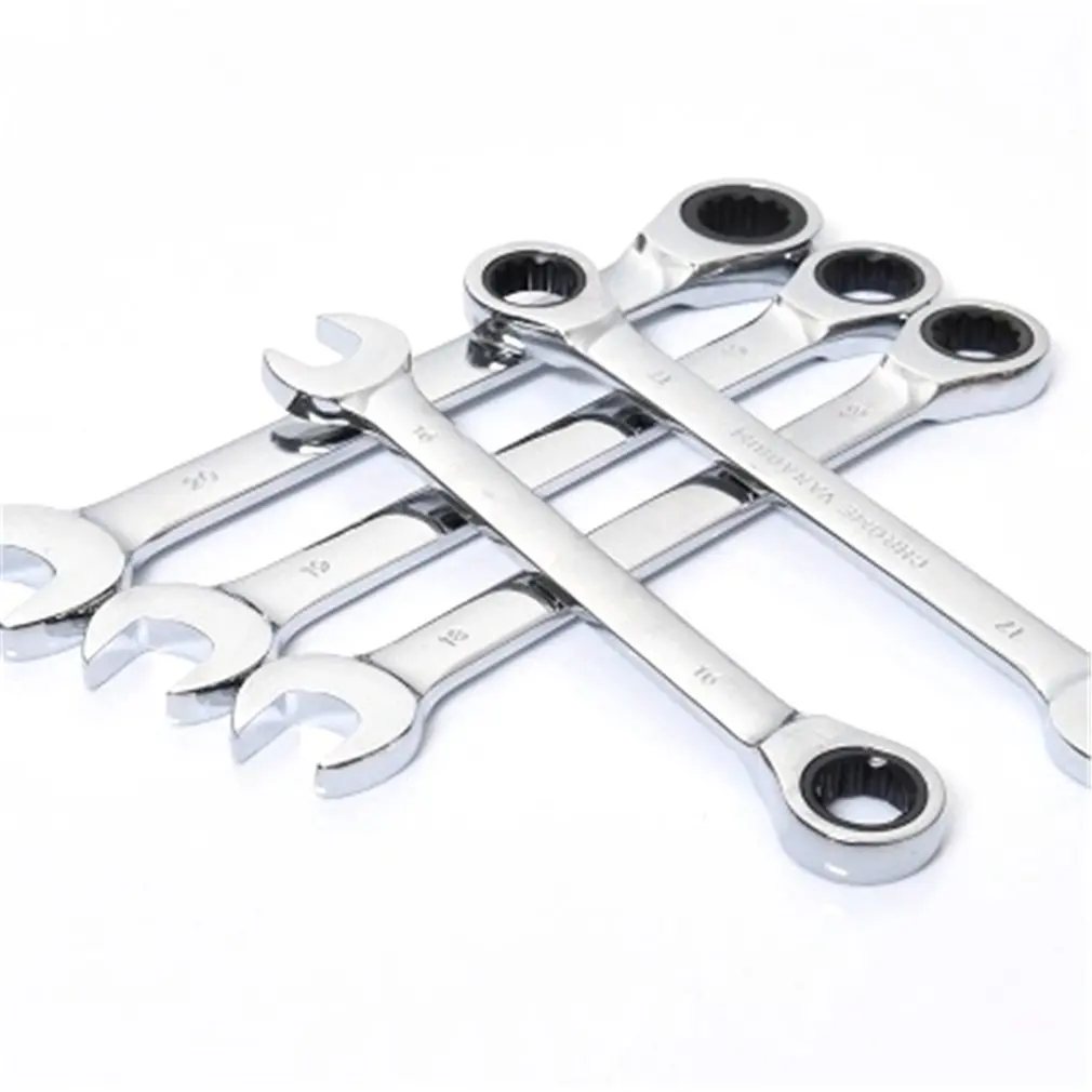 

Высококачественный гаечный ключ с храповым механизмом двойного назначения, быстрооткрывающийся гаечный ключ с цветком сливы, гаечный ключ...