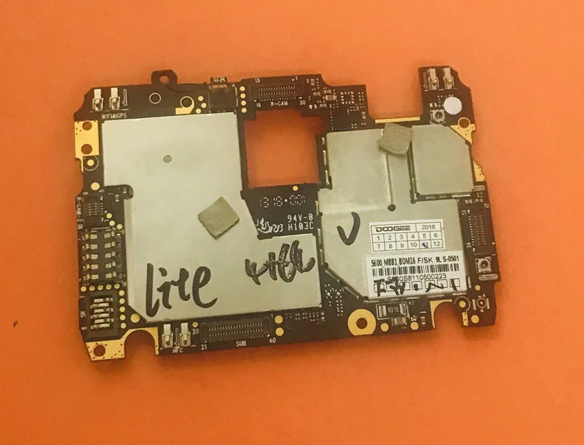 Б/у оригинальная материнская плата 4 Гб ОЗУ + 64 ПЗУ для DOOGEE S70 Lite Helio P23 Octa Core