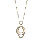 Роскошное модное женское ожерелье 40 + 5 см с золотым покрытием