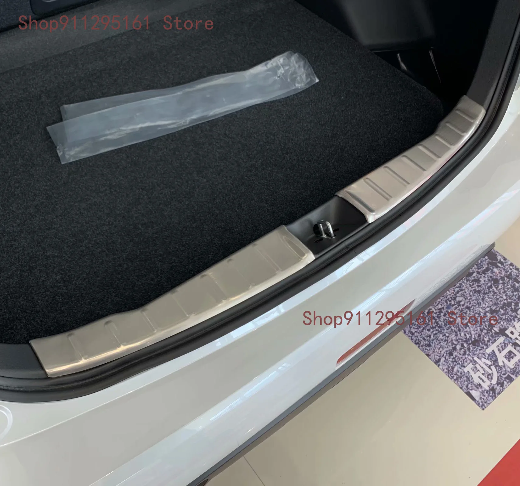 

For Mitsubishi ASX RVR Outlander Sport ES 2013-2021 Stainless Steel Inner Rear Trunk Lid Bumper Cover Trim Car Styling Sticker